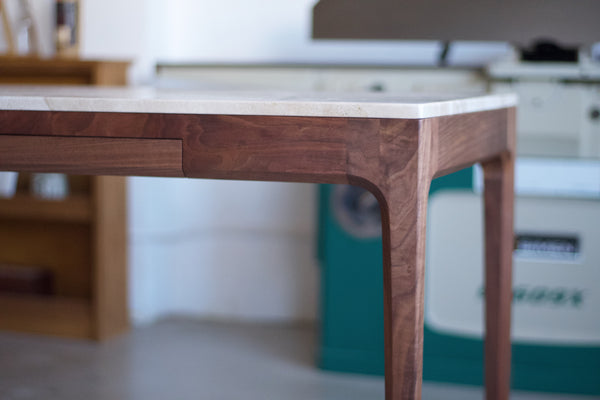 Earthy Sandy Marble Table